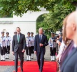 Президент Литвы встретился с прибывшим в Литву Королем Испании