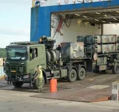 Дислоцируемая в Литве система Patriot ПВО Нидерландов прибыла в Клайпеду