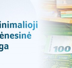 Кабмин Литвы одобрил повышение минимальной зарплаты до 1038 евро