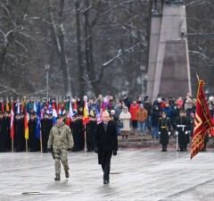 В Вильнюсе - торжественное построение и военный парад, посвященные Дню Литовской армии