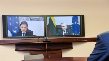 Г. Науседа высказал вице-главе ЕК критику Литвы в адрес многолетнего бюджета
