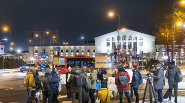 В аэропорту Вильнюса прошла акция протеста против отправки нелегальных мигрантов в страну происхождения