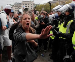 В Лондоне протестуют против новых ограничений