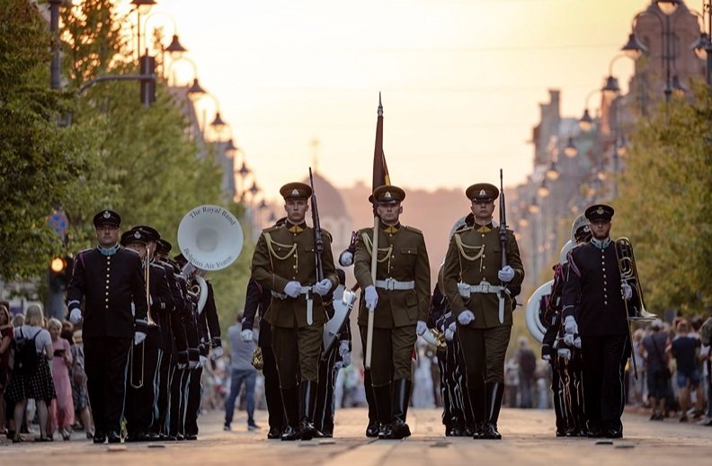 Большой концерт фестиваля оркестров «Military Tattoo Lithuania 2023» перенесен на воскресенье